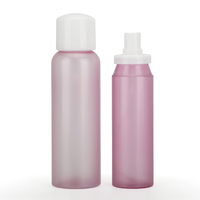 Flacon cosmétique vide en PET rose transparent, parfum, désodorisant, 100 ml, 150 ml, emballage personnalisé avec vaporisateur sans air