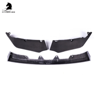 Lèvre de pare-chocs avant en fibre de carbone sèche de haute qualité 3PC V Style pour Bmw G80