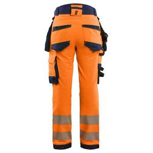 BLAKLADER - 702216485389C40 Pantalón Mujer Hi-Vis Elástico en 4 direcciones Naranja/Azul marino-EAN 7330509927304 ROPA DE TRABAJO DE 2017 - Product Image 2