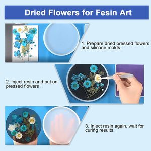 Fleurs pressées naturelles séchées Forget - Me - Not Décor de longue durée pour la maison Art mural Fabrication de cartes Décorations Amateurs créatifs - Product Image 3