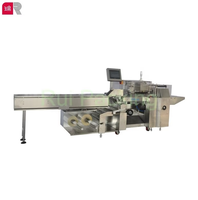 Machine d'emballage horizontale automatique RHBR430 en acier inoxydable pour pain, pâtisserie, muffins et snacks