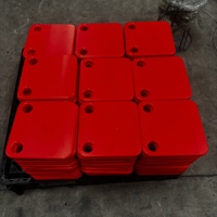 Plaques de stabilisation de grue en UHMWPE sur mesure pour usage intensif, résistantes à l'usure et à forte capacité de charge