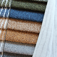 Direkt vom Hersteller Polsterstoff Bouclé Gestricktes Garn Gefärbter Wasserdichter Nachhaltiger Polyester Chenille Einfarbiger Stoff für Sofas