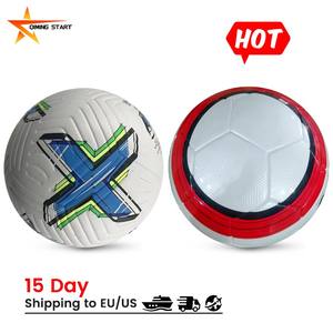 Balón <span class=keywords><strong>de</strong></span> Fútbol Profesional <span class=keywords><strong>de</strong></span> Alta Calidad, Tamaño 5, <span class=keywords><strong>de</strong></span> Cuero y Sublimación, Personalizado, <span class=keywords><strong>Copa</strong></span> Mundial <span class=keywords><strong>de</strong></span> Qatar <span class=keywords><strong>2022</strong></span>, Rojo y Dorado - Product Image 1