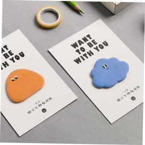 Ingrosso simpatico Logo stazionario stampato note adesive colorate a forma personalizzata - Product Image 5