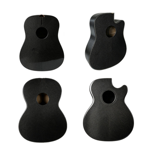 Corps de guitare acoustique en fibre de carbone véritable de qualité supérieure, pièce de rechange professionnelle pour <span class=keywords><strong>luthier</strong></span> - Product Image 1