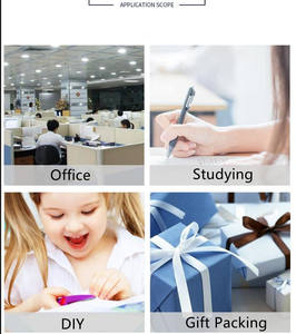 Waterproof Clear Bopp Kids Small Stationary Stationery Office Adhesive Tape - Product Image 4