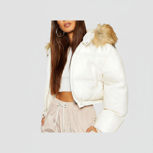 Women Solid Jackets Bubble Puffer Ladies Down Coats Thick Warm Custom Winter Puffer Jackets - Product Image 1