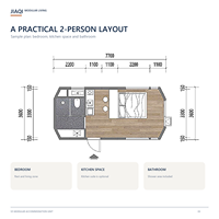 Capsule spatiale de luxe modulaire personnalisée à marque privée, en gros, pour projets de développement de centres de bien-être et de retraite