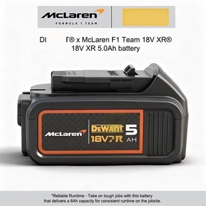 Batería de Repuesto Compatible con <span class=keywords><strong>DeWalt</strong></span> McLaren F1 <span class=keywords><strong>18V</strong></span> XR 5.0Ah, Batería de Litio DCB184 para Herramientas sin Escobillas, Batería de <span class=keywords><strong>18V</strong></span> - Product Image 4