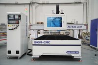 Máquina CNC Industrial para Trabajar la Madera con Sierra, Router CNC de Alta Precisión para Corte y Grabado Rápido de Paneles de Muebles