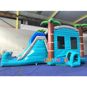Structure gonflable commerciale pour événements, combo toboggan <span class=keywords><strong>aquatique</strong></span> et château rebondissant, qualité adulte, avec souffleur, pour la <span class=keywords><strong>location</strong></span> - Product Image 3