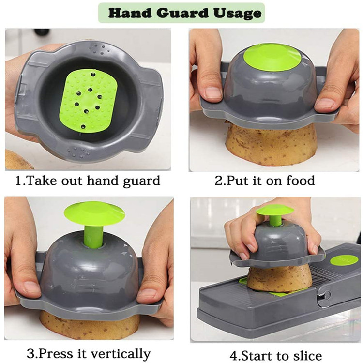 Multifunctional Kitchen Tools 12 In 1 Grater Vegetable Chopper Cutter Mandoline Slicer