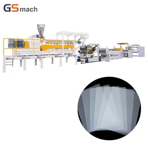 Bio PLA Caco3 Sheet Roll Extruder Machine Abs PET Co-extrusion Sheet Making Extruder Line