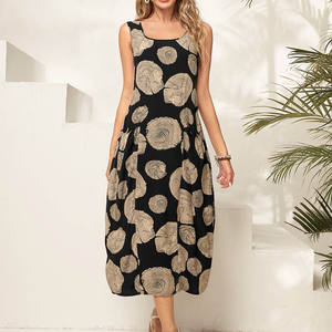 <span class=keywords><strong>Robe</strong></span> Maxi imprimée mixte <span class=keywords><strong>wax</strong></span> africaine, élégance en coton robes à la mode <span class=keywords><strong>robe</strong></span> longue décontractée grande taille vêtements pour femmes S-5XL - Product Image 5