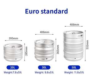 Fusto <span class=keywords><strong>per</strong></span> <span class=keywords><strong>Birra</strong></span> Tipo A/D/S/G da 5L 10L 15L 20L 30L 50L 60L <span class=keywords><strong>in</strong></span> <span class=keywords><strong>Acciaio</strong></span> Inox 304 Standard - Product Image 5