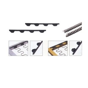 Shengdu DJ075 Plywood <b>Strip</b> Spring Clip Black <b>Plastic</b> Furniture Frame 10cm-200m Roll Spacing Durable Sofa Support - Product Image 3