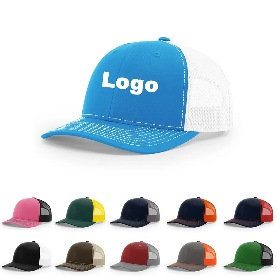 ריצ 'רדסון ריק Gorras נהג משאית Yupoong רקום Mens תיקון ריצ' רדסון 112 רשת כובעי נהג משאית