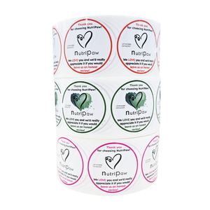 Tùy chỉnh PVC Sticker quà tặng cảm ơn bạn nhãn cho nướng hàng hóa cá nhân Kraft bao bì với logo Vòng cuộn in nhãn - Product Image 4