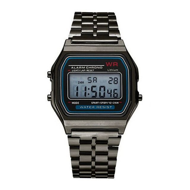 Wholesale Fashion Luxury Stainless Steel Sport Mens Wrist Digital Watches