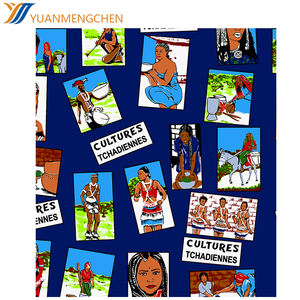 Custom 100% Cotton Eco-Friendly Sheer Batik Printed Ankara <strong>Fabric</strong> for Dress - Product Image 1