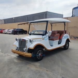 Auto Eléctrico Vintage Más Vendido, 7 Pasajeros, Batería de Litio de 48 Voltios, Auto Clásico con Certificación CE - Product Image 3