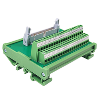 Module adaptateur de bornier à vis à 40 canaux avec contacts en cuivre étamé pour panneaux de commande d'automatisation industrielle