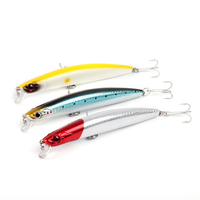 Umpan Ikan Minnow Apung Cetak 120mm19g / 140mm29g dengan Kail untuk Ikan Pike dan Ikan Mas