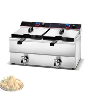 Heavybao Catering Equipment Stainless Steel Electric Deep Fryer Commercial Fryer French Fries Machine