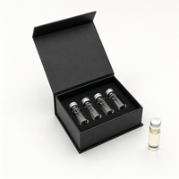 Boîte rigide personnalisée à fermeture magnétique pour flacons de peptides, avec insert en mousse EVA pour flacons de sérum en verre