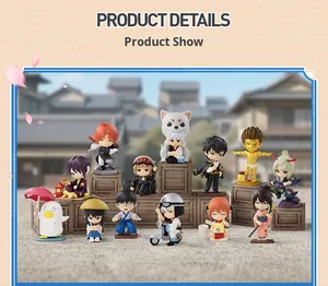 Origineel authentiek voor POPMART Gintama Welkom bij Yorozuya Everything Series Model PVC Blind Box Toy Japan Decoratie Cadeau - Product Image 2