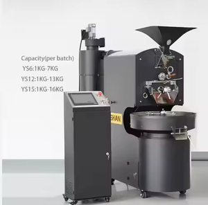 Yoshan 5Kg 6Kg 10Kg 12Kg 15Kg Commercial Automatic Hot Air Electric Gas Home Industrial Coffee Bean Roasting Roaster Machine - Product Image 1