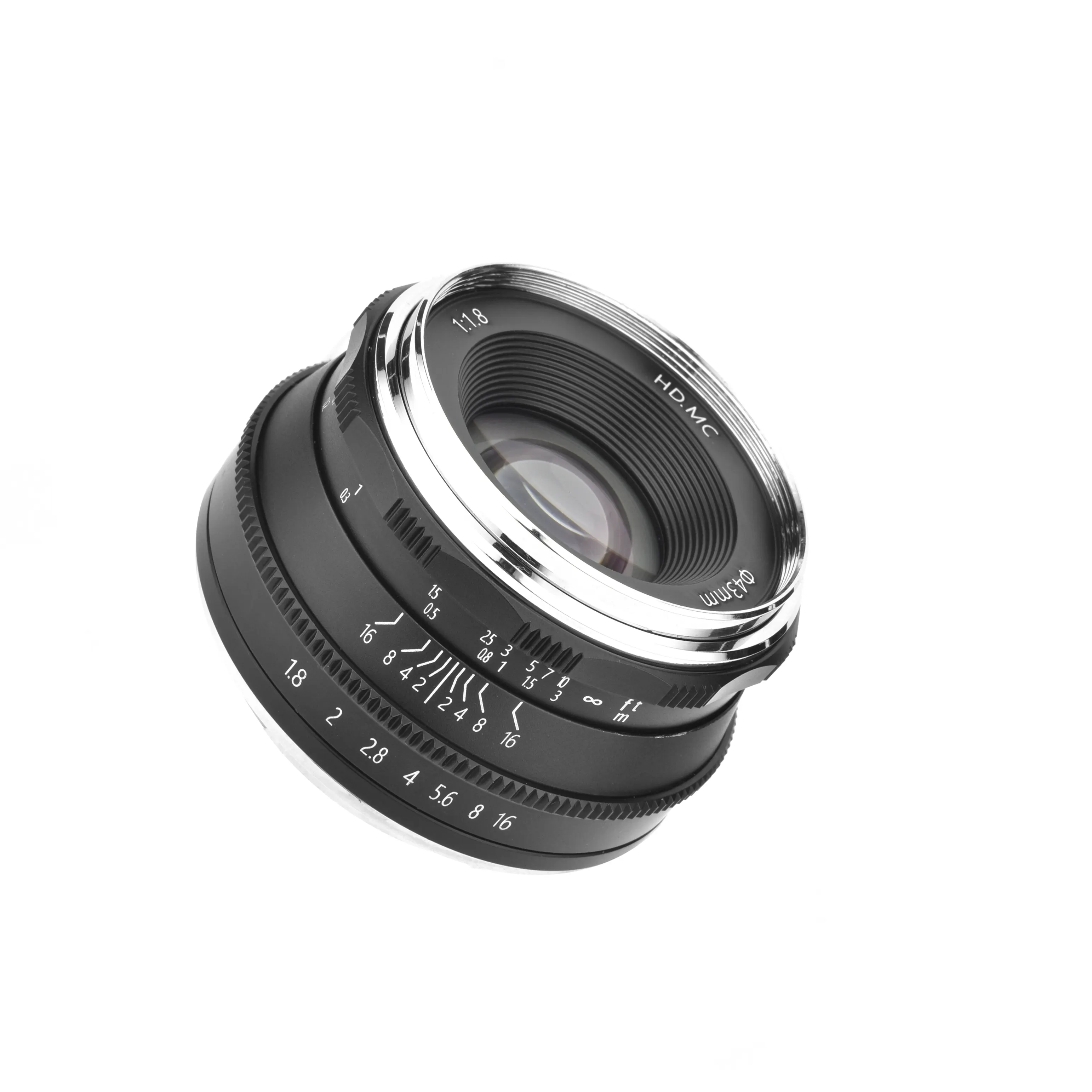 25mm F1.8 Aps-C Manual Fixed Lens For E Mount Canon Eos-M Mount Fuji Fx Mount