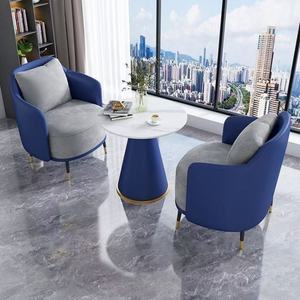 Minimalist Light Luxury Single Sofa <b>Chair</b> Set for Hotel <b>Lounge</b> Property Sales Consultation Beauty Salon Reception - Product Image 1