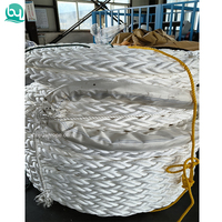 Corde Danline PP haute densité à 8 brins, corde d'amarrage marine en polypropylène monofilament blanc, corde statique en nylon pour bateaux et navires