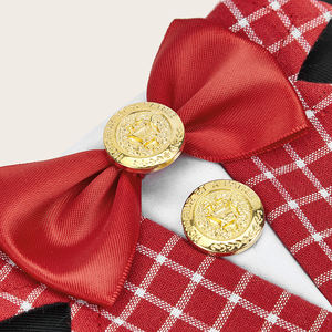 Tanpopo ผ้าพันคอบูลด็อกสไตล์ฝรั่งเศสมีสไตล์อุปกรณ์เสริมสำหรับสุนัขสัตว์เลี้ยงสุดหรู - Product Image 4