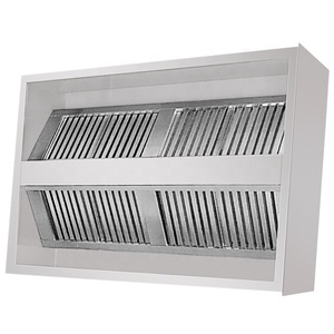 Campana extractora de cocina comercial de acero inoxidable SUS 201 de tamaño personalizado, fuente de energía eléctrica al mejor <span class=keywords><strong>precio</strong></span> para uso en hoteles - Product Image 4