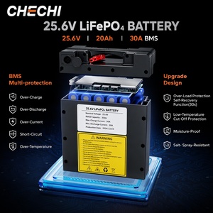 Paket Baterai Lithium Ion LiFePo4 24V 25.6V 12Ah 15Ah 20Ah 30Ah 40Ah Kualitas Tinggi Buatan Pabrik untuk Kursi Roda Elektrik - Product Image 2
