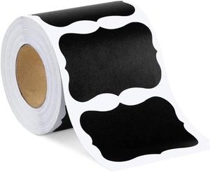 Etiquetas de PVC para Pizarra de <span class=keywords><strong>3x2</strong></span> Pulgadas, Resistentes <span class=keywords><strong>al</strong></span> <span class=keywords><strong>Aceite</strong></span>, Reutilizables, Removibles, 1 Marcador de Tiza Líquida para Frascos de Vidrio, Cajas de Almacenamiento, Contenedores de Alimentos - Product Image 1