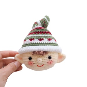 Fábrica personalizada <span class=keywords><strong>de</strong></span> ganchillo regalo <span class=keywords><strong>de</strong></span> Navidad adornos colgantes decorativos Amigurumi Navidad ciervo <span class=keywords><strong>muñeco</strong></span> <span class=keywords><strong>de</strong></span> <span class=keywords><strong>nieve</strong></span> <span class=keywords><strong>de</strong></span> punto regalos <span class=keywords><strong>de</strong></span> vacaciones - Product Image 1