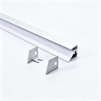 Profilé en aluminium pour éclairage LED de meuble de cuisine 11*14mm, canal d'extrusion en aluminium pour bande LED, vente en gros