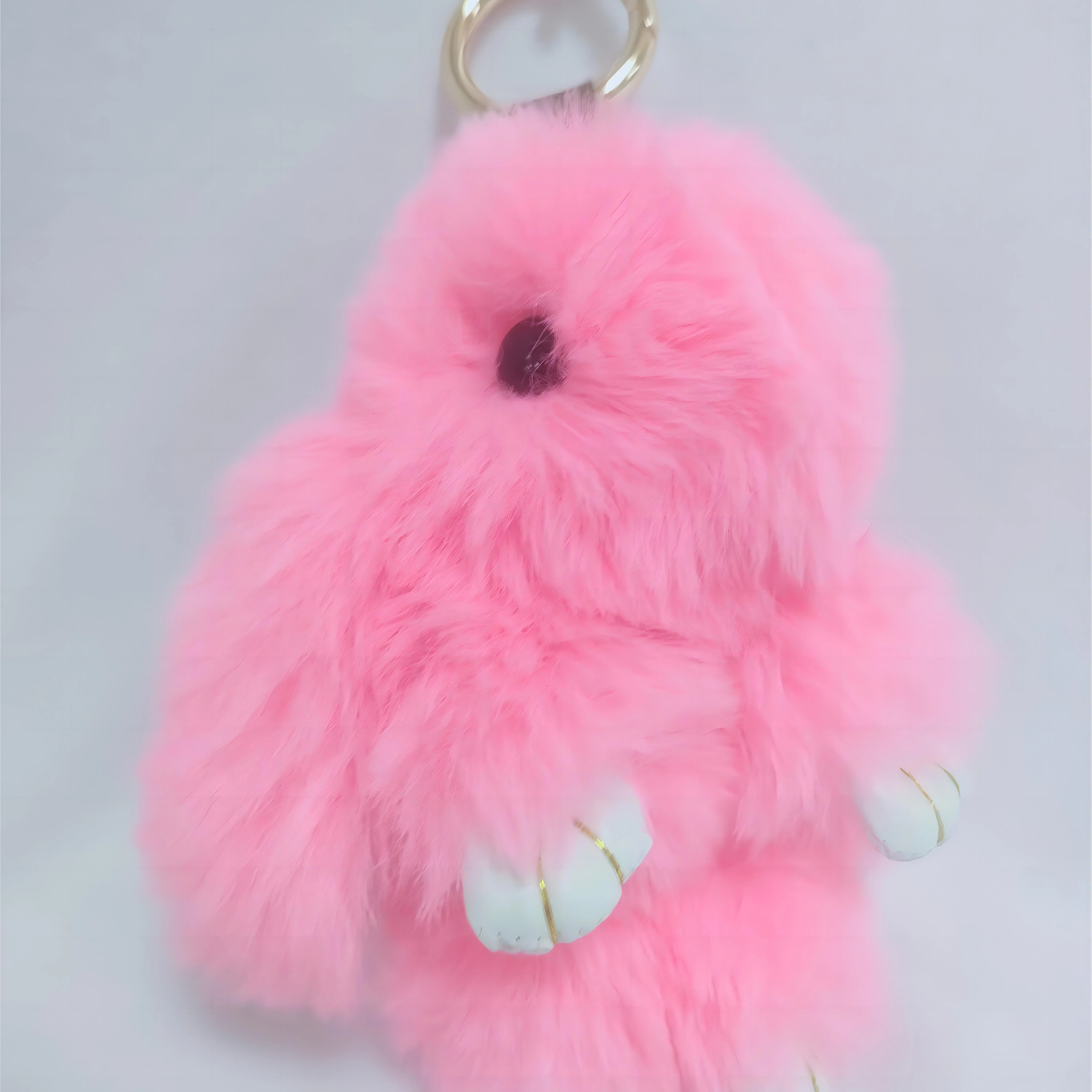 Conejito Muñeca Llavero Coche llavero Conejo Fluffy Llavero