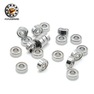 Rodamiento de Bolas Flyleopard Waterdrop Wheel Grip SMR104ZZ 4x10x4mm de Acero Inoxidable para Construcción de Cañas de Pescar - Product Image 1