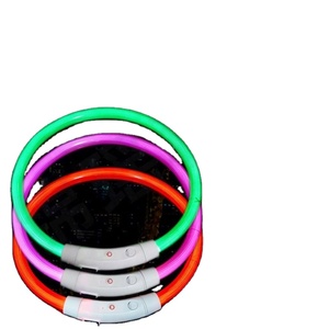 Custom Colorful Rechargeable LED <b>Dog</b> Collar - Scalable, Easy to Disassemble, Durable ABS Material for Your Pet - Product Image 4