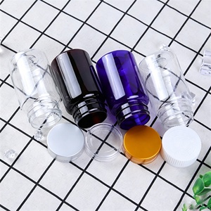 Botellas de Plástico PET PP Redondas de 60ml-200ml para Envasado de Suplementos, Vitaminas, Pastillas, Champú, Perfume, Loción, Crema con Pulverizador - Product Image 4