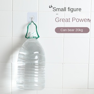 Gancio Adesivo in Plastica Trasparente, Gancio da Parete Resistente, Gancio in Acciaio Inossidabile <span class=keywords><strong>per</strong></span> Bagno e <span class=keywords><strong>Cucina</strong></span> - Product Image 4