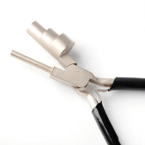 Pince à bec plat et à bec rond en acier inoxydable, 6 pouces, largeur de mâchoire 1/4 po, pointe lisse, outil de fabrication de bijoux pour le bobinage - Product Image 3