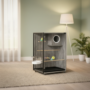 Cage à oiseaux <span class=keywords><strong>en</strong></span> bois écologique pour grands oiseaux, perroquets, pigeons, <span class=keywords><strong>canaris</strong></span>, <span class=keywords><strong>volière</strong></span> et cage <span class=keywords><strong>de</strong></span> reproduction pour animaleries - Product Image 2