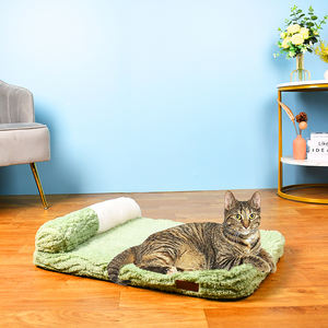 سرير حيوانات أليفة جديد قابل للإزالة والغسل، فراش قطط مخملي، سرير دافئ للحيوانات الأليفة في الشتاء، سرير كلاب مقاوم للماء - Product Image 1