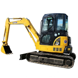 Excavatrice sur chenilles Komatsu PC55MR d'occasion 5 tonnes – Moteur, boîte de vitesses, PLC, roulement, composant essentiel - Product Image 1